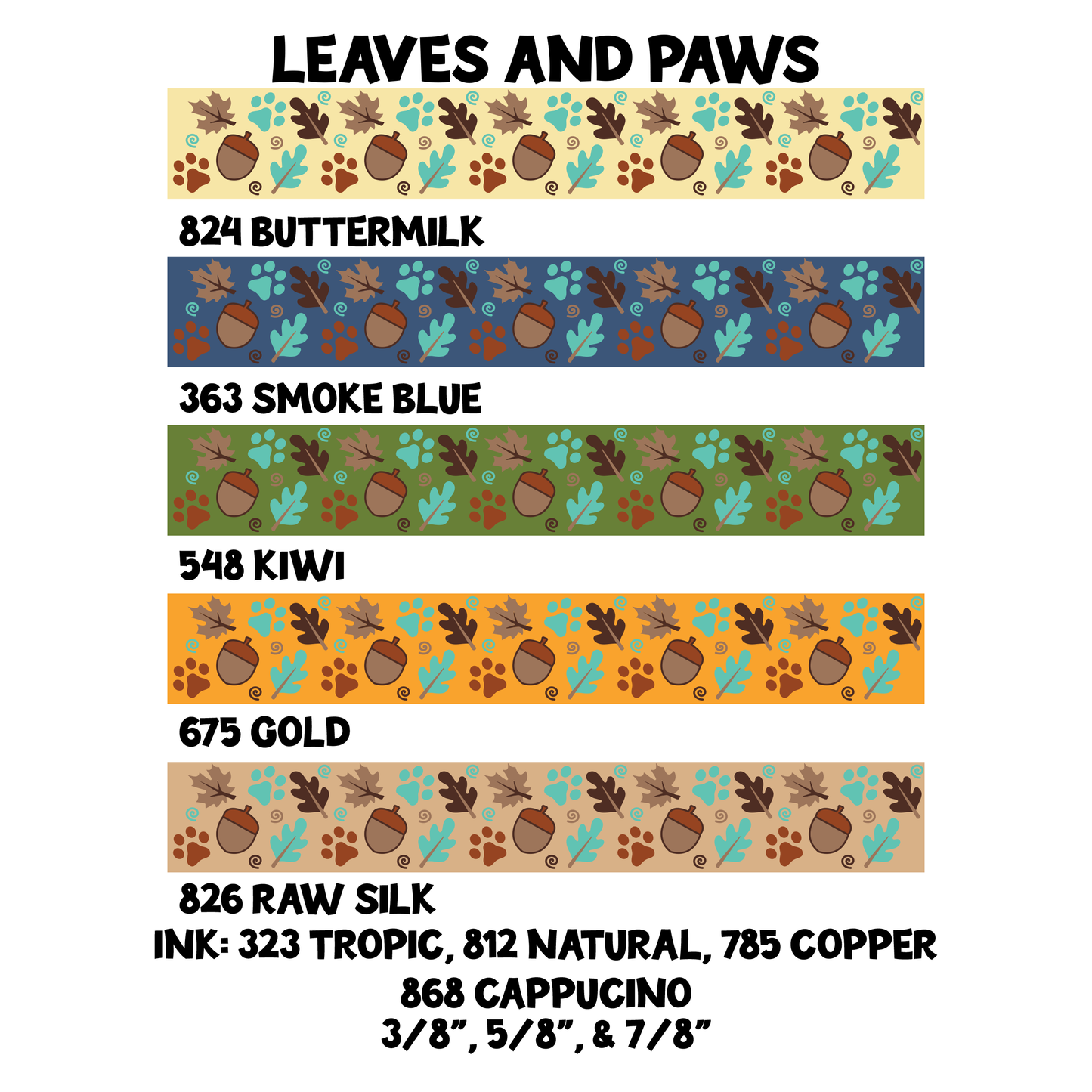 Leaves and Paws