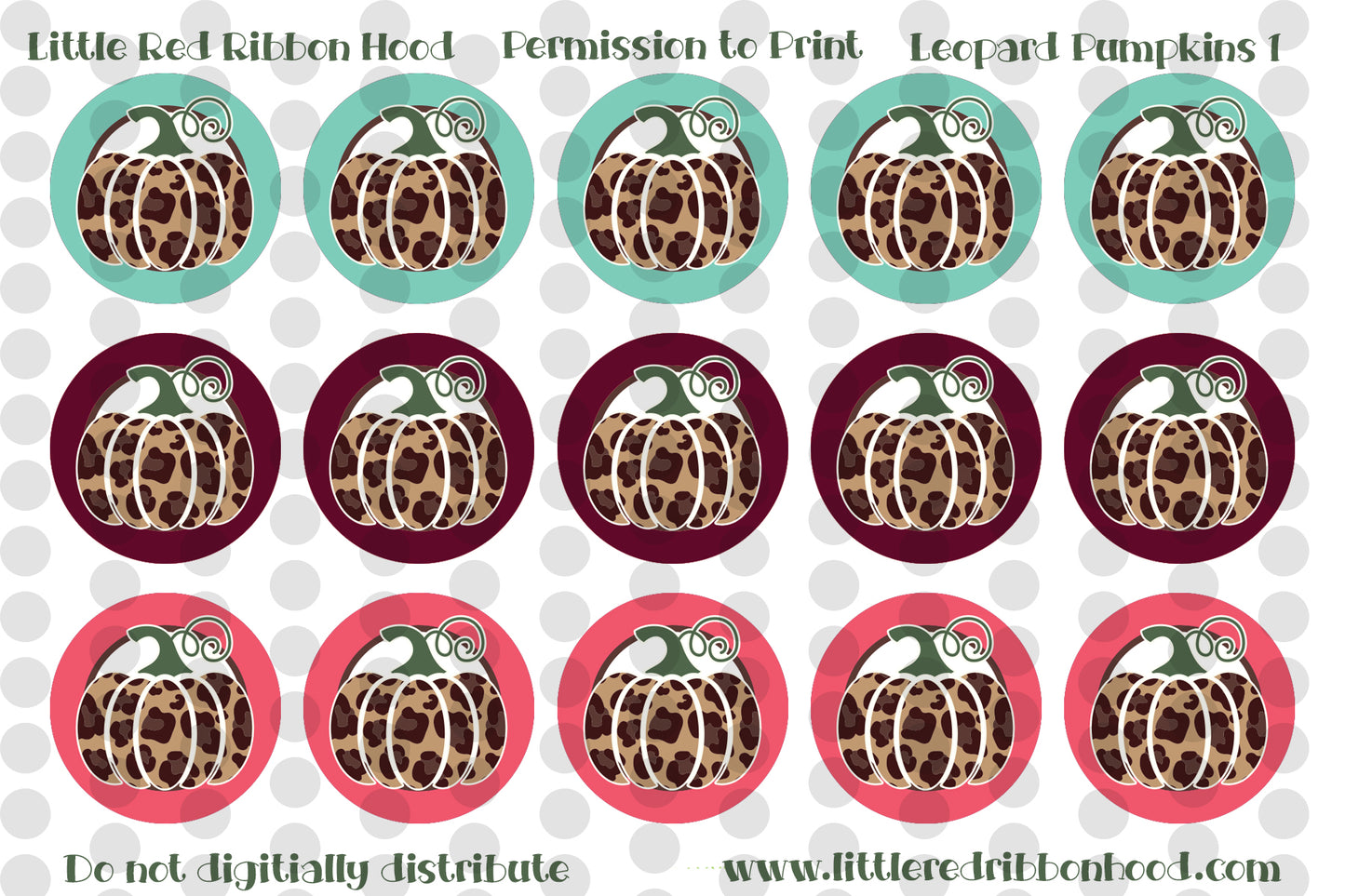 Bottle Cap Images Leopard Pumpkins