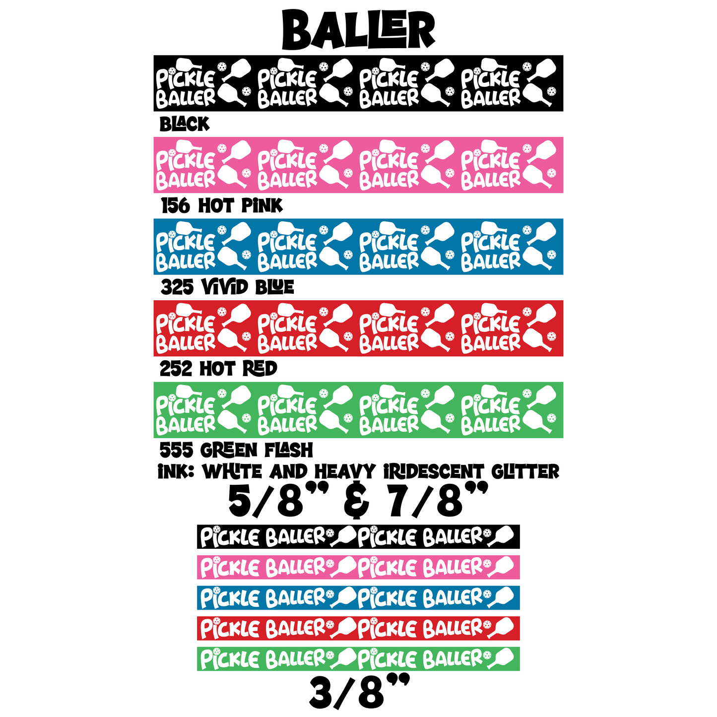 Baller 3/8 design on 5/8"