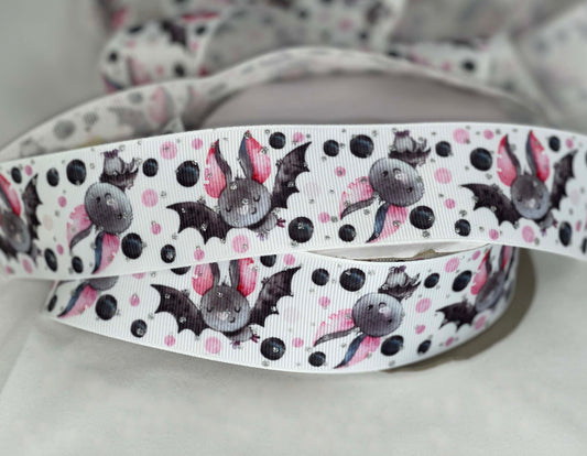 5 yards 1.5" Cute Bats