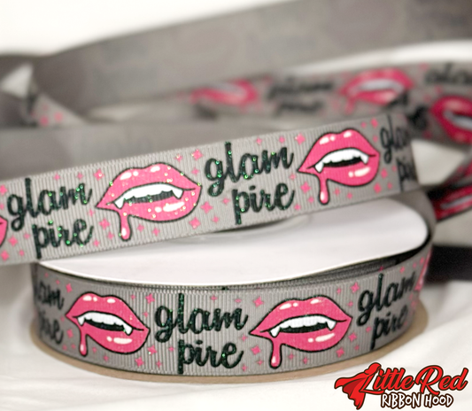 5 Yards 7/8" Glampire Ribbon