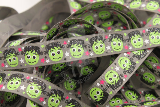 5 Yards 7/8" Frankenstein Ribbon