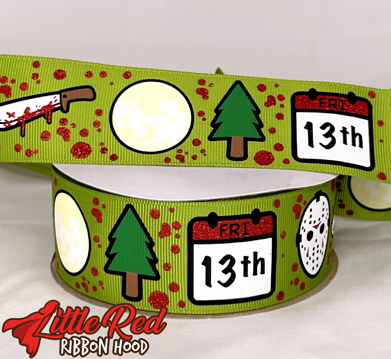 5 Yards 1.5" Friday the 13th Ribbon