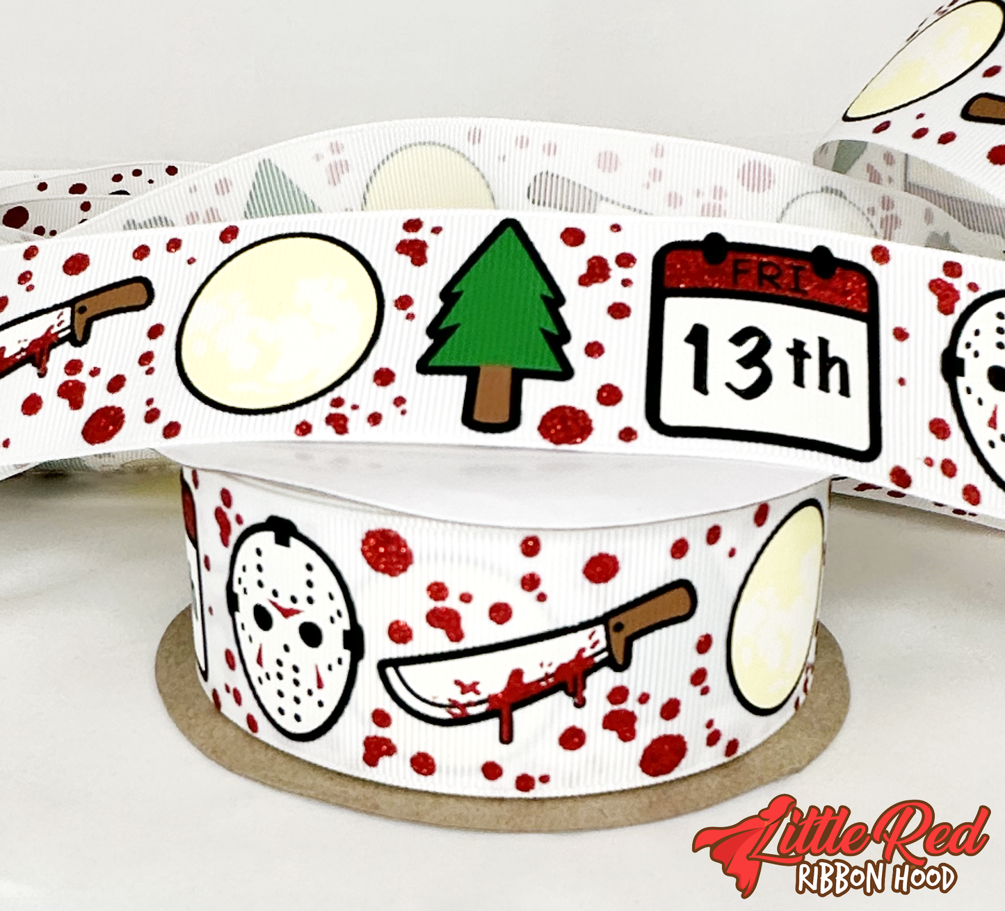 5 Yards 1.5" Friday the 13th Ribbon
