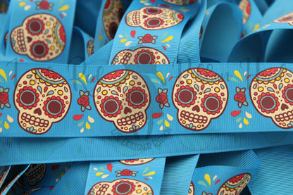 5 Yards 1.5" Sugar Skull Ribbon