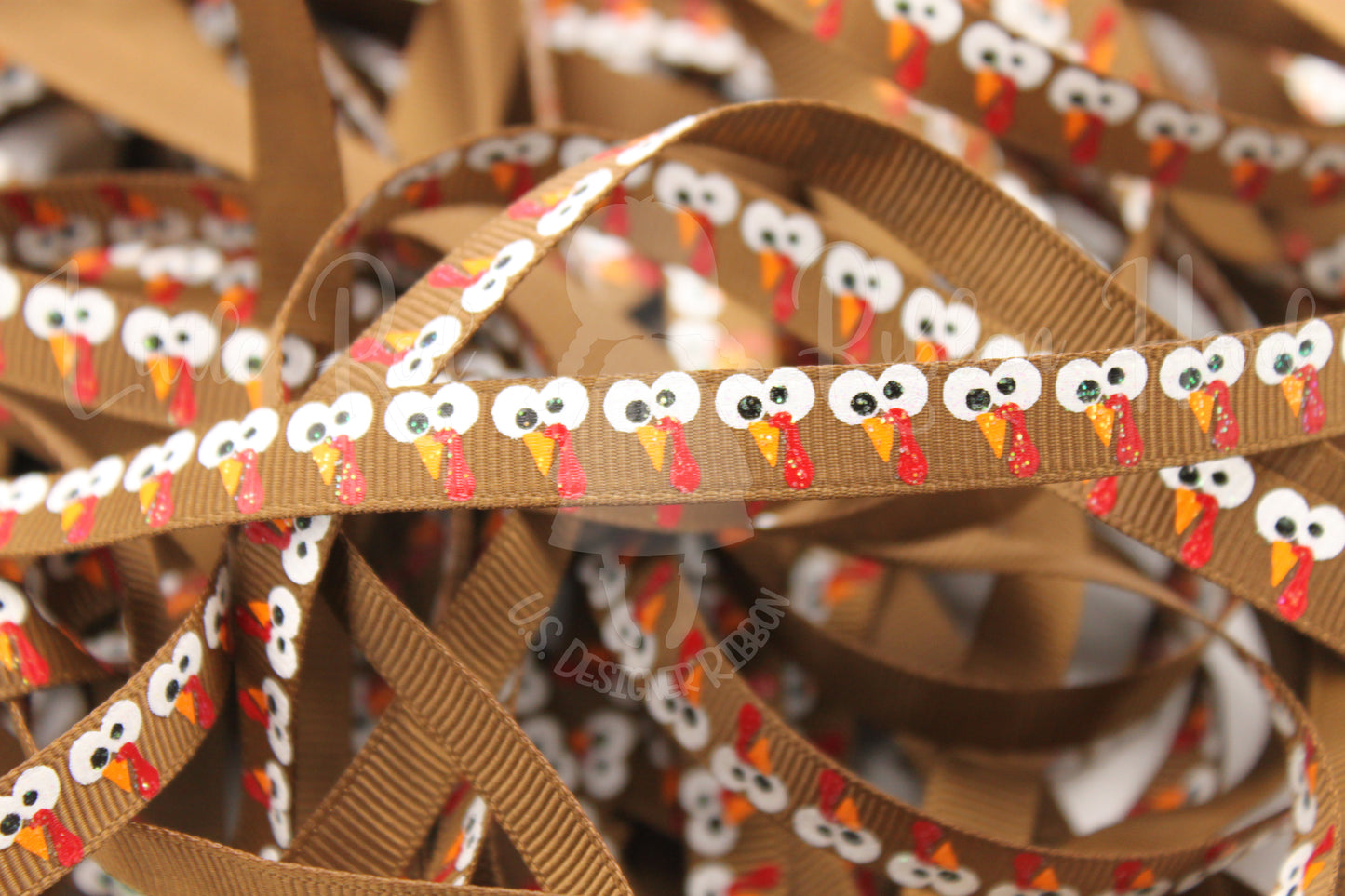 5 yards 3/8" Turkey Faces