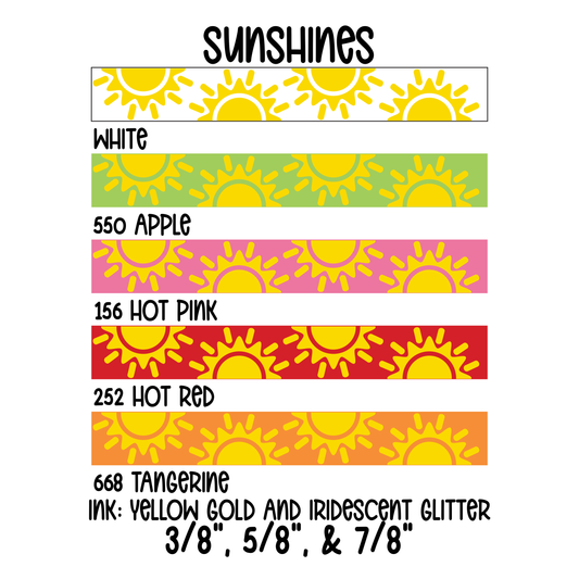 3/8" sunshines