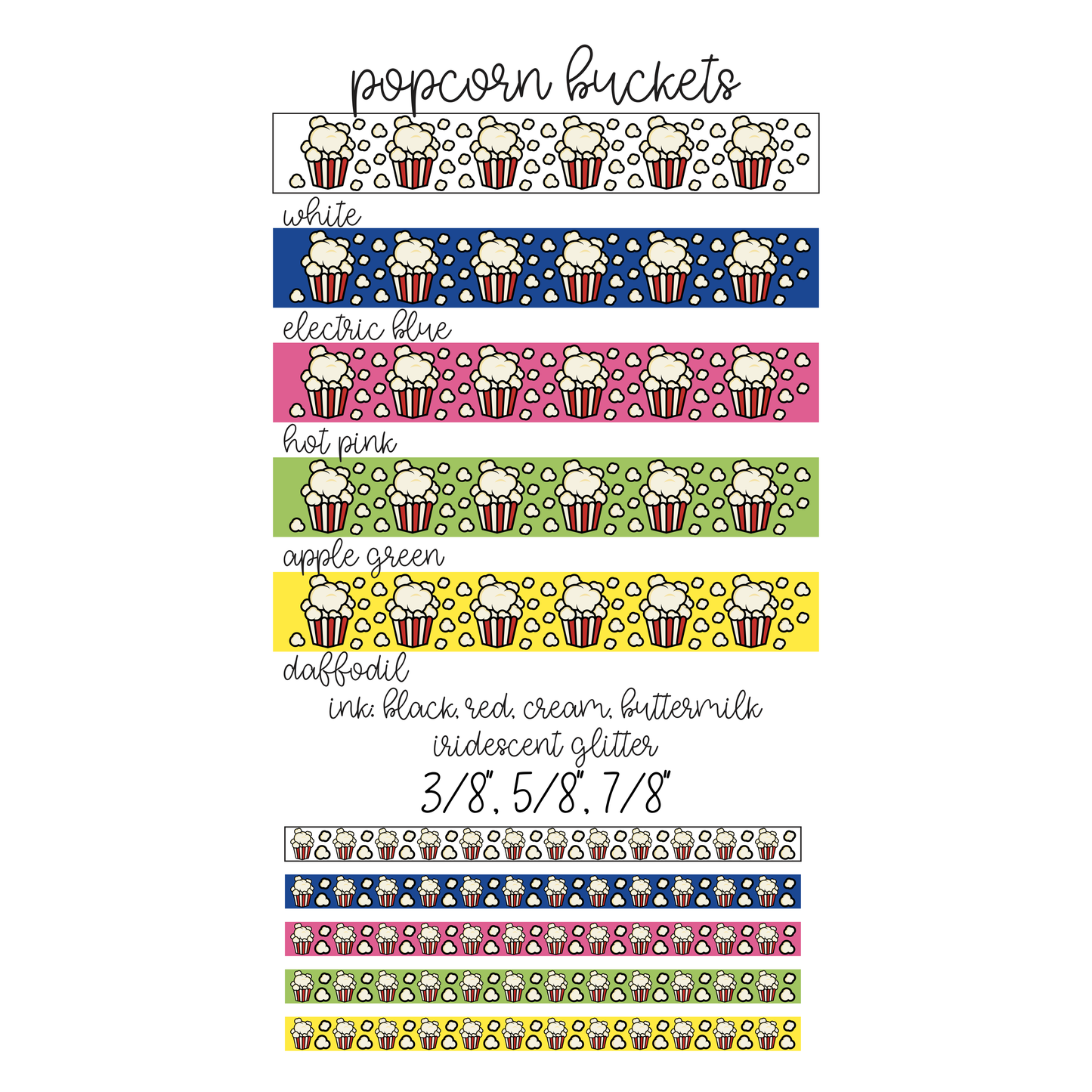 Popcorn Buckets